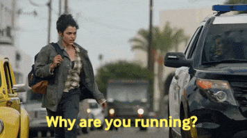 abcnetwork running rookie rookieabc we know where you live GIF