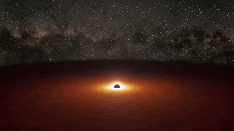 Milky Way Black Hole Gif Andromeda Galaxy Scanned With High Energy