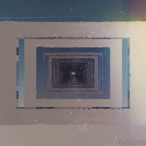 pislices loop rainbow 3d trippy GIF