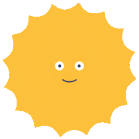 happy sun Sticker by HoldNorgeRent