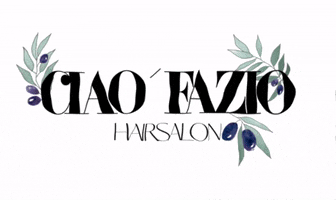 Logo Hair GIF by Ciao Fazio Hairsalon