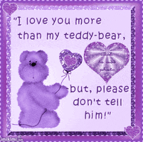 love you more bear GIF