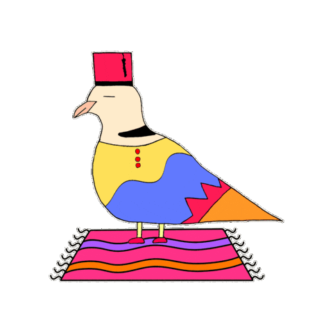 Mood Flying Sticker by Dovemania!