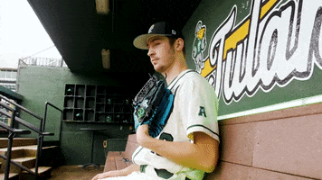 College Baseball Jonah GIF by GreenWave