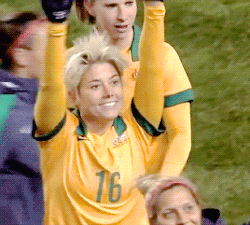 Happy Michelle Heyman GIF by Football Australia
