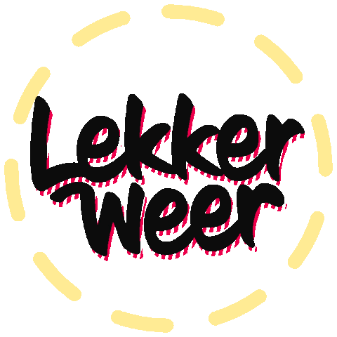 Lekker Weer Band Sticker