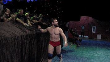 Angry Point GIF by United Wrestling Network