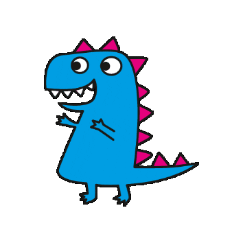 Tino Dinosaurier Sticker by unifilm.de