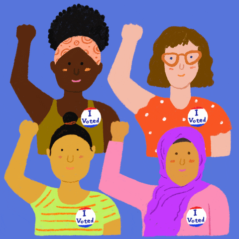 Register To Vote Womens Rights GIF by INTO ACTION