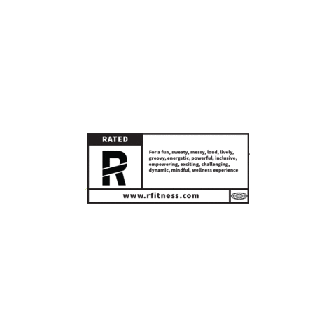 R Fitness Sticker