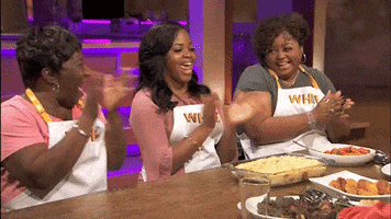 abcnetwork food family clapping family food fight GIF