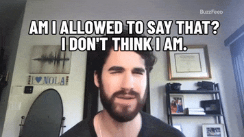 Darren Criss Censor GIF by BuzzFeed