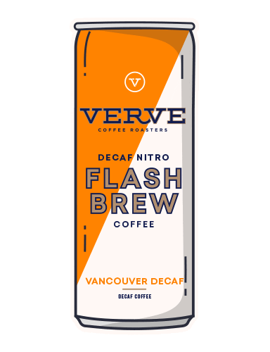 Decaf Flashbrew Sticker by Verve Coffee