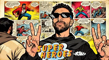 Super Hero Comics GIF