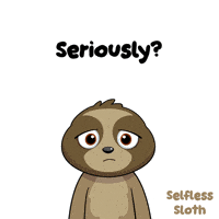 Sloth Seriously GIF by VeeFriends