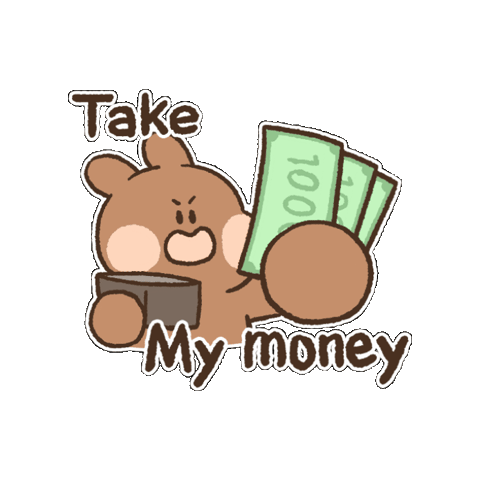 Money Take Sticker by antomignon