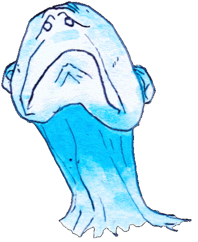 Sad Cry Sticker