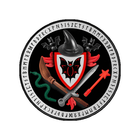 Black Magic Halloween Sticker