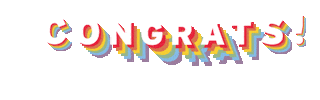 Congrats Congratulations Sticker by Edinburgh Napier University