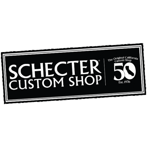 Schecter Custom Shop Sticker by Schecter Guitar Research
