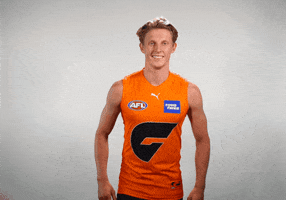 Happy Lachie Whitfield GIF by GIANTS