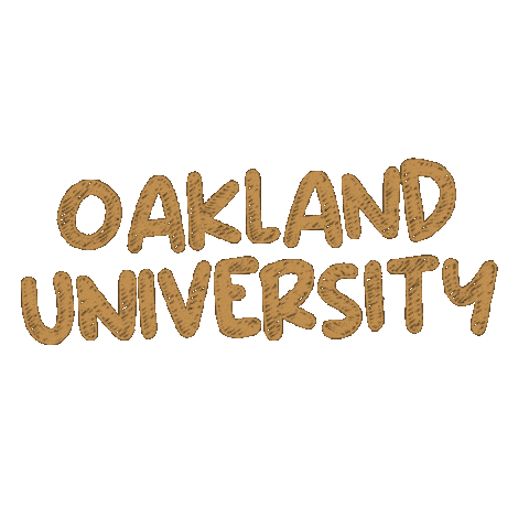 Oakland University Sticker by Oaklandu