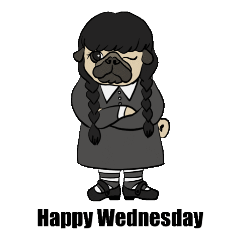 Happy Addams Family Sticker