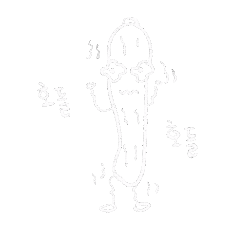 Scared Sticker