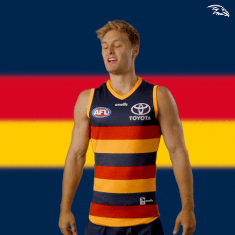Afl Sigh GIF by Adelaide Crows
