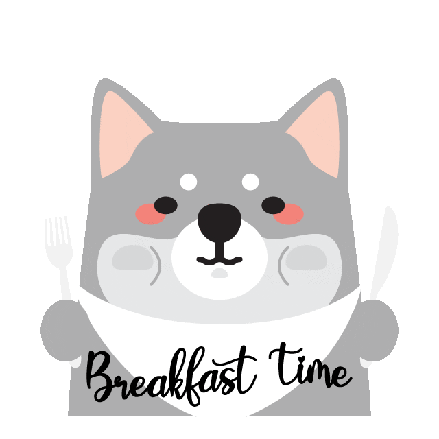 Eat Breakfast Time Sticker
