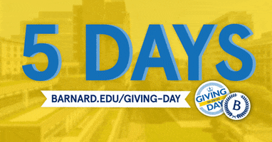 Columbia Giving Day GIF by Barnard College