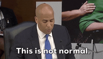 This Is Not Normal Cory Booker GIF by GIPHY News
