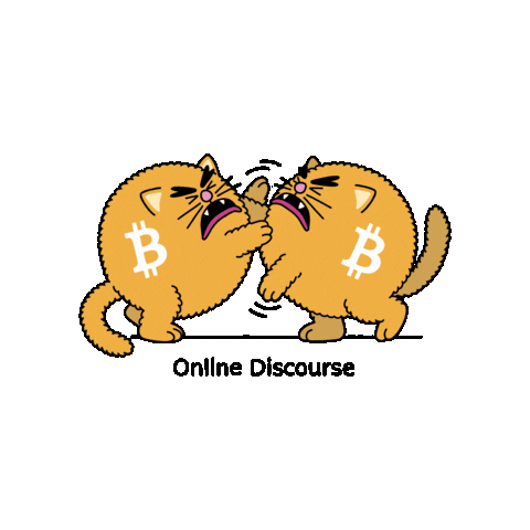Bitcoin Twitter Sticker by herecomesbitcoin