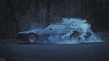 Peeling Out Trans Am GIF