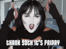 Friday Goth GIF by GIPHY Studios Originals