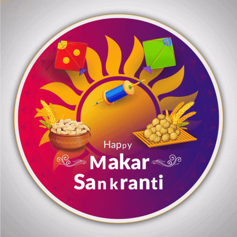 Happy Makar Sankranti GIF by SBI Life