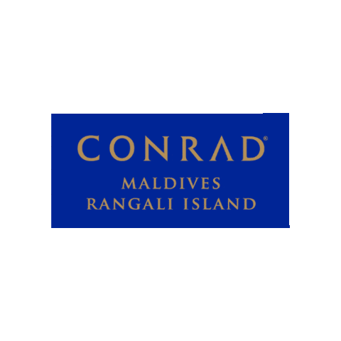 Conrad Maldives Sticker by Conrad Maldives Rangali Island
