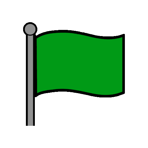 Green Flag Sim Racing Sticker by Sampsoid
