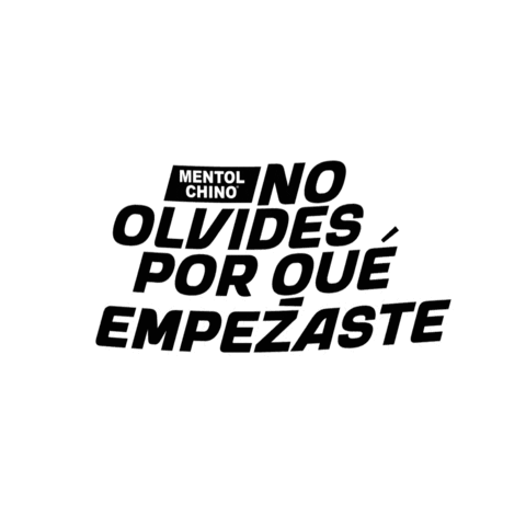 Mentol Chino Ecuador Sticker