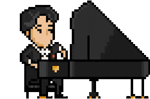 Conductor Pianist Sticker