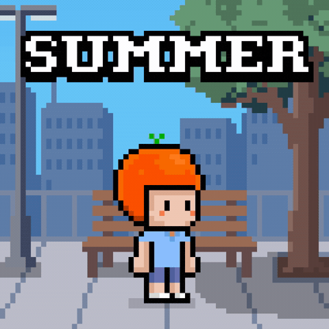 Summer Pixel Art GIF by CoinEasy