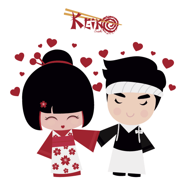 Keiko Sushi Sticker