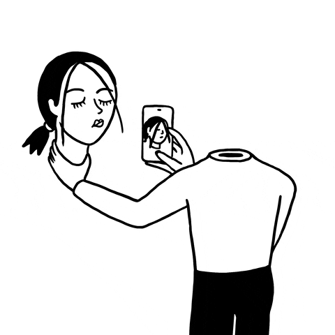 Selfie GIF by Laurène Boglio