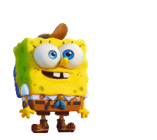 Spongebob Squarepants Spit Sticker by The SpongeBob Movie: Sponge On The Run
