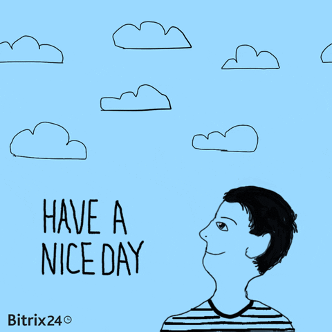 Have A Nice Day Smile GIF by Bitrix24