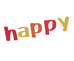 Happy Sticker