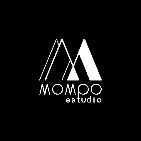 Mompoestudio logo design m mompoestudio GIF