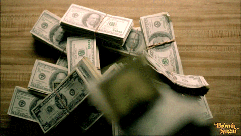 Make It Rain Money GIF by BrownSugarApp - Find & Share on GIPHY