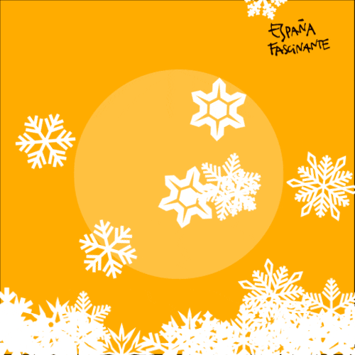 Christmas Snow GIF by España Fascinante