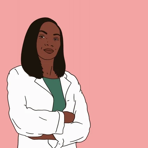 Black Woman Vaccine GIF